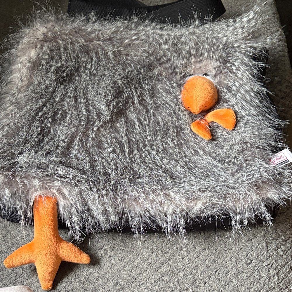 Sigikid Cozy Kids Fluffy Bag with bird Accents
